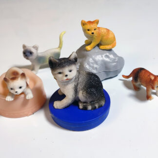 Набор игрушек из пластизоля "Кошки"